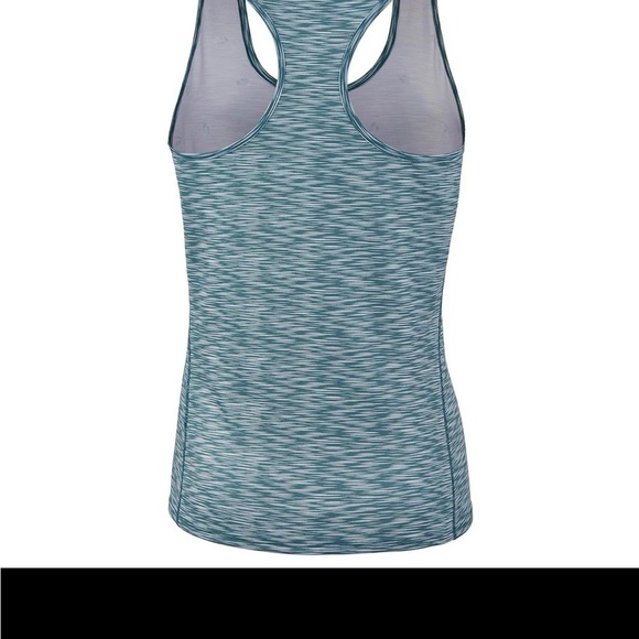 Women’s Iron Joc Racer Back Tank Top in Emerald Heather Green Size Medium - Picture 4 of 7